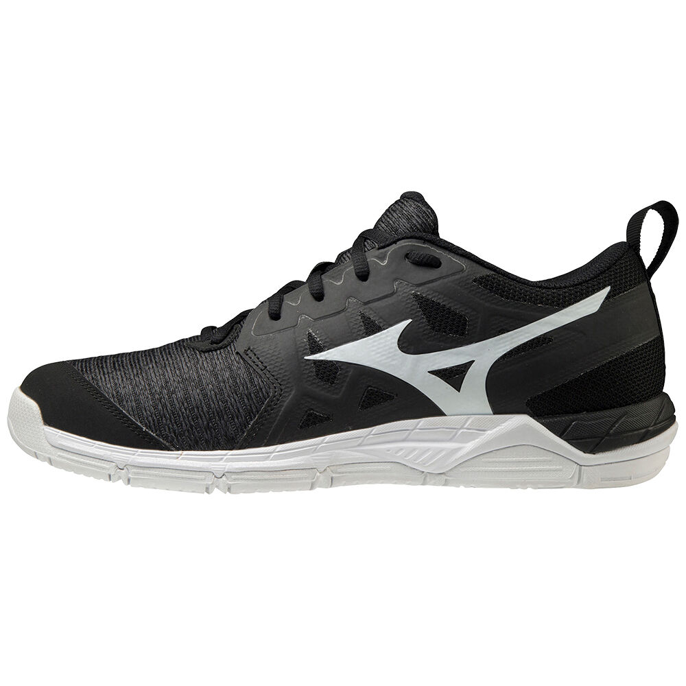 Scarpe Volley Mizuno Wave Supersonic 2 Uomo - Nere/Bianche/Grigie - 38704-KUCL